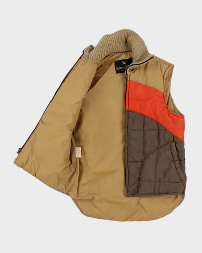 Vintage 90's Golden Fleece Sleeveless Puffer Gilet - S