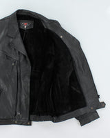 Vintage 90's Young Bloods Leather Biker Jacket - L