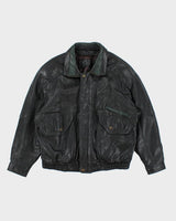 Vintage 90's BOSA Oversized Leather Jacket - XL