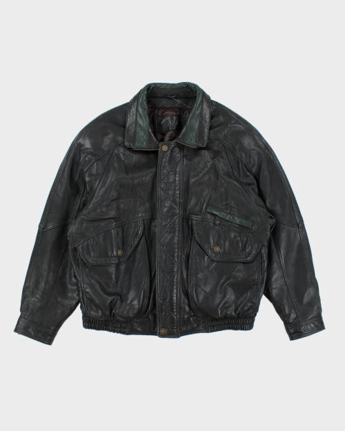 Vintage 90's BOSA Oversized Leather Jacket - XL