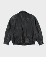 Vintage 90's BOSA Oversized Leather Jacket - XL