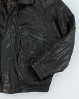 Vintage 90's BOSA Oversized Leather Jacket - XL