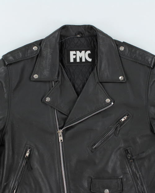 Vintage 90's FMC Heavyweight Leather Jacket - XL