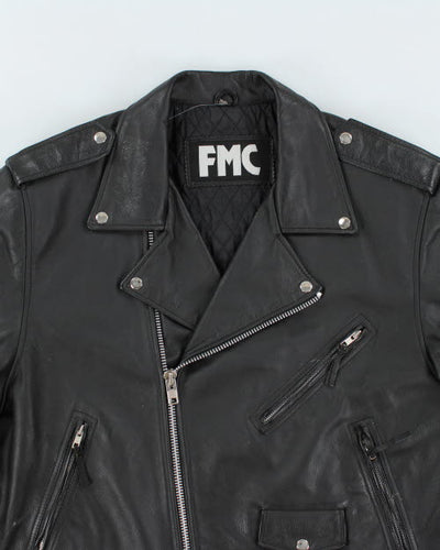 Vintage 90's FMC Heavyweight Leather Jacket - XL