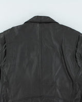 Vintage 90's FMC Heavyweight Leather Jacket - XL
