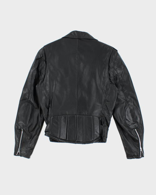 Vintage 90's Intersect Biker Leather Jacket - S