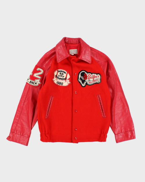 Vintage 80's City Champions College Varsity Jacket - M
