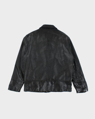 Vintage 90's Danier Oversized Leather Zip Up Jacket - L