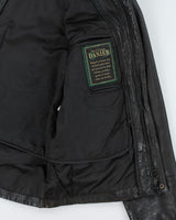 Vintage 90's Danier Oversized Leather Zip Up Jacket - L