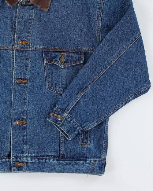 Vintage 90's Marlboro Classic Western Denim Jacket - L