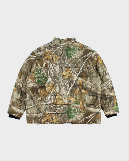 Vintage Y2K Real Tree Camo Puffer Jacket - XXL