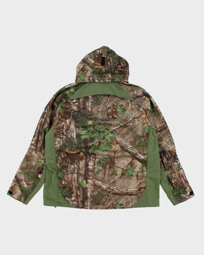 Vintage 2000's Real Tree Camouflage Hooded Rain Jacket - XXL