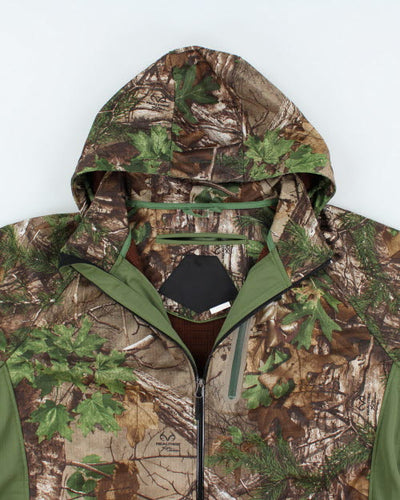 Vintage 2000's Real Tree Camouflage Hooded Rain Jacket - XXL