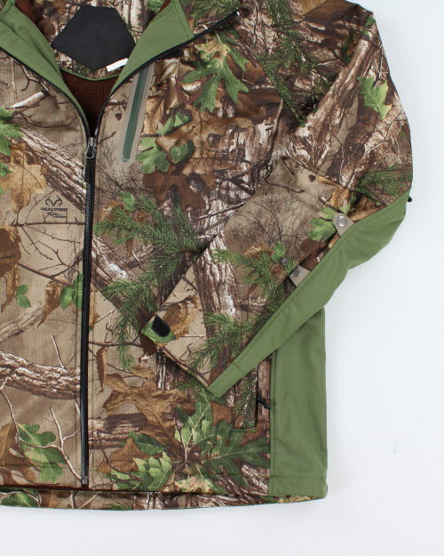 Vintage 2000's Real Tree Camouflage Hooded Rain Jacket - XXL