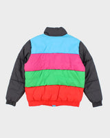 Vintage 90's O'Neil Multi Coloured Puffer Jacket - L