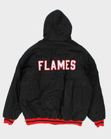 Vintage NHL Calgary Flames Hooded Jacket - XL