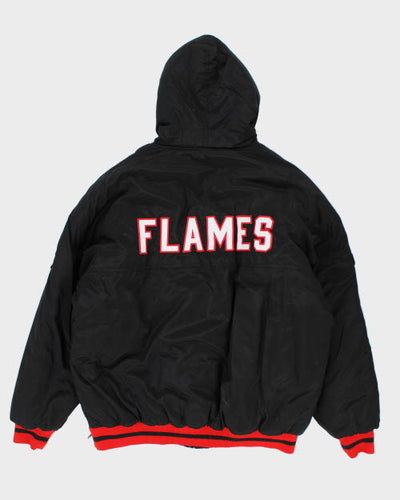 Vintage NHL Calgary Flames Hooded Jacket - XL