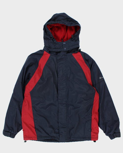Vintage Champion Lined Hooded Jacket - XL