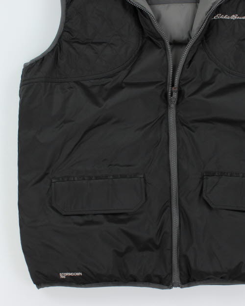 Eddie Bauer Reversible Goose Down Gilet - L