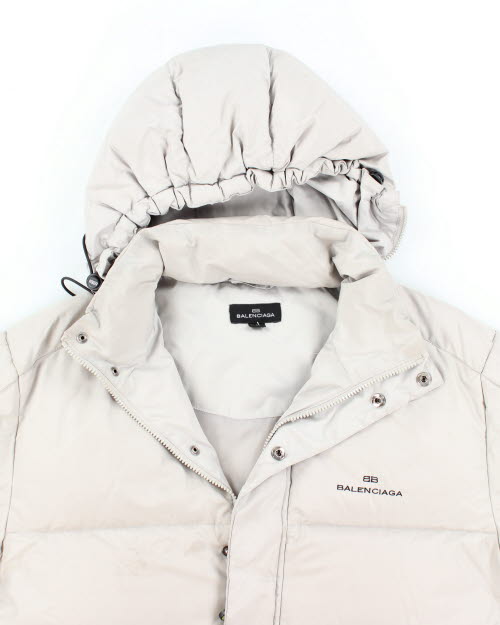 Vintage 2000's Balenciaga Hooded Puffer Jacket - M