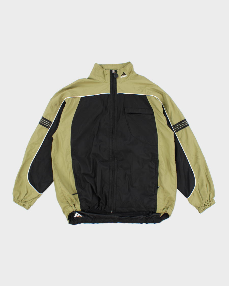 Vintage 90's Adidas Two Tone Zip Up Track Jacket - S