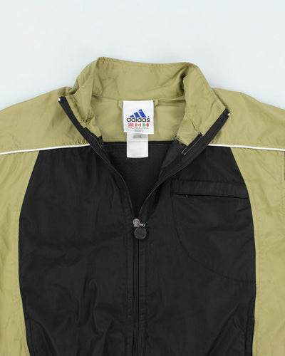 Vintage 90's Adidas Two Tone Zip Up Track Jacket - S