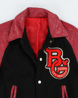 Vintage 80's BC Football Collegiate Embroidered Varsity Jacket - M