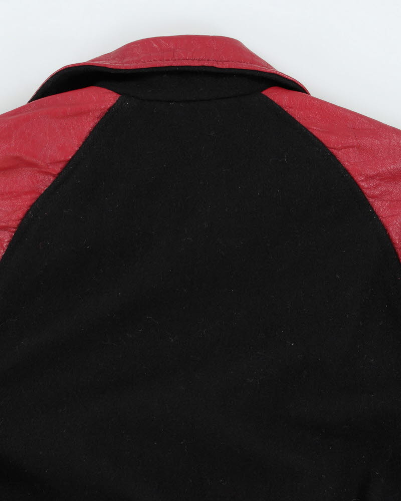 Vintage 80's BC Football Collegiate Embroidered Varsity Jacket - M
