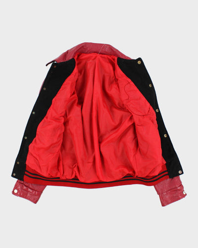 Vintage 80's BC Football Collegiate Embroidered Varsity Jacket - M