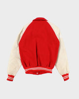 Vintage 70's Stars Embroidered Varsity Jacket - XS