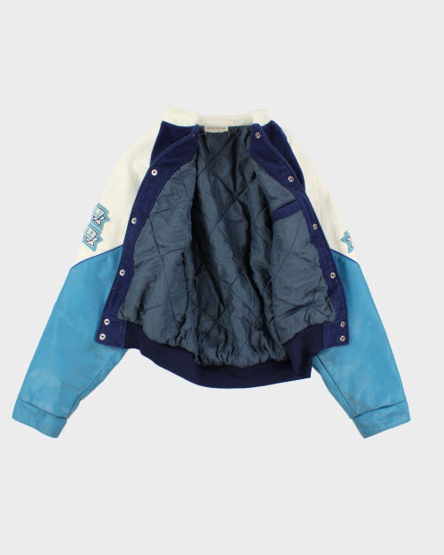 Vintage 90's Heavyweight Embroidered Varsity Volleyball Jacket - L
