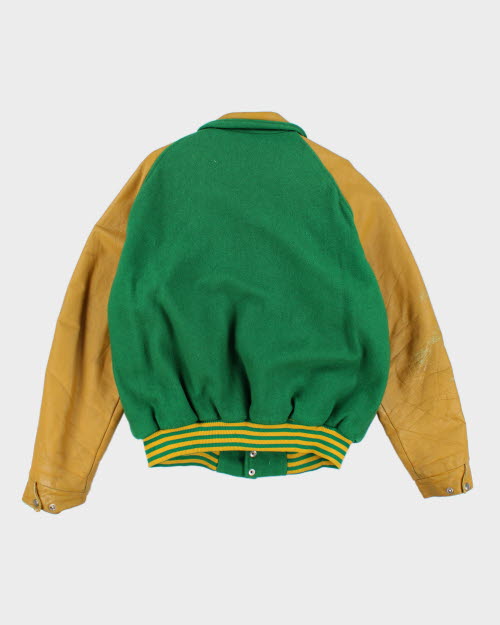 Vintage 80's Calgary Hockey Embroidered Varsity Jacket - L