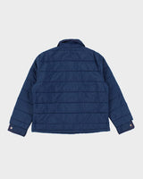 Vintage 80's Women's Quilted Snap Button Jacket - M