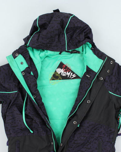 Vintage 90's Nomis Multi Pocket Hooded Skiing Jacket - S