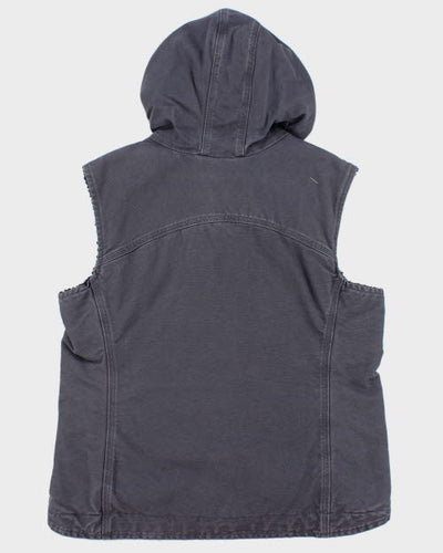 Vintage Carhartt Workwear Hooded Quilted Gilet - L