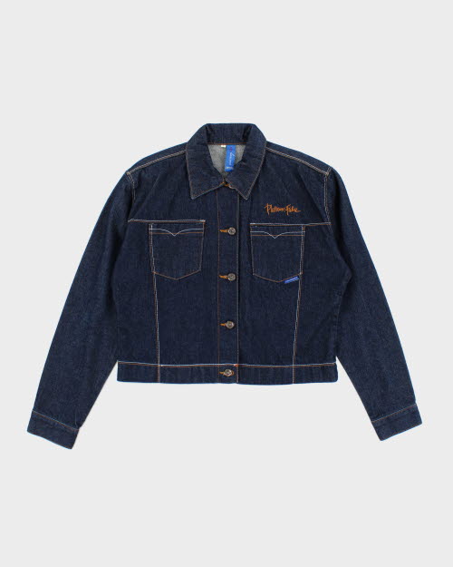 Vintage 90's Platinum FUBU Fat Albert Denim Jacket - L