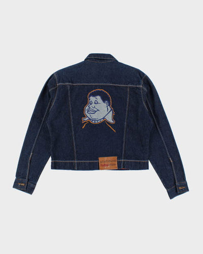 Vintage 90's Platinum FUBU Fat Albert Denim Jacket - L