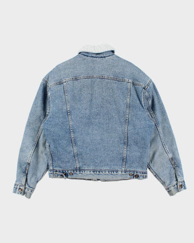 Vintage 90's Levi's Denim Sherpa Lined Jacket - M
