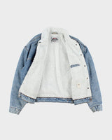 Vintage 90's Levi's Denim Sherpa Lined Jacket - M