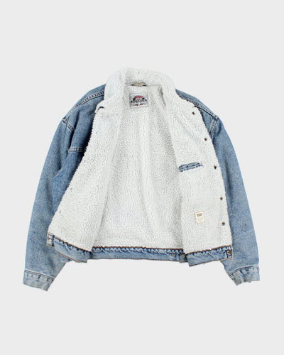 Vintage 90's Levi's Denim Sherpa Lined Jacket - M