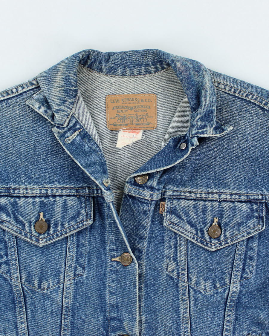Vintage 80s Levi's White Tab Denim Jacket - S