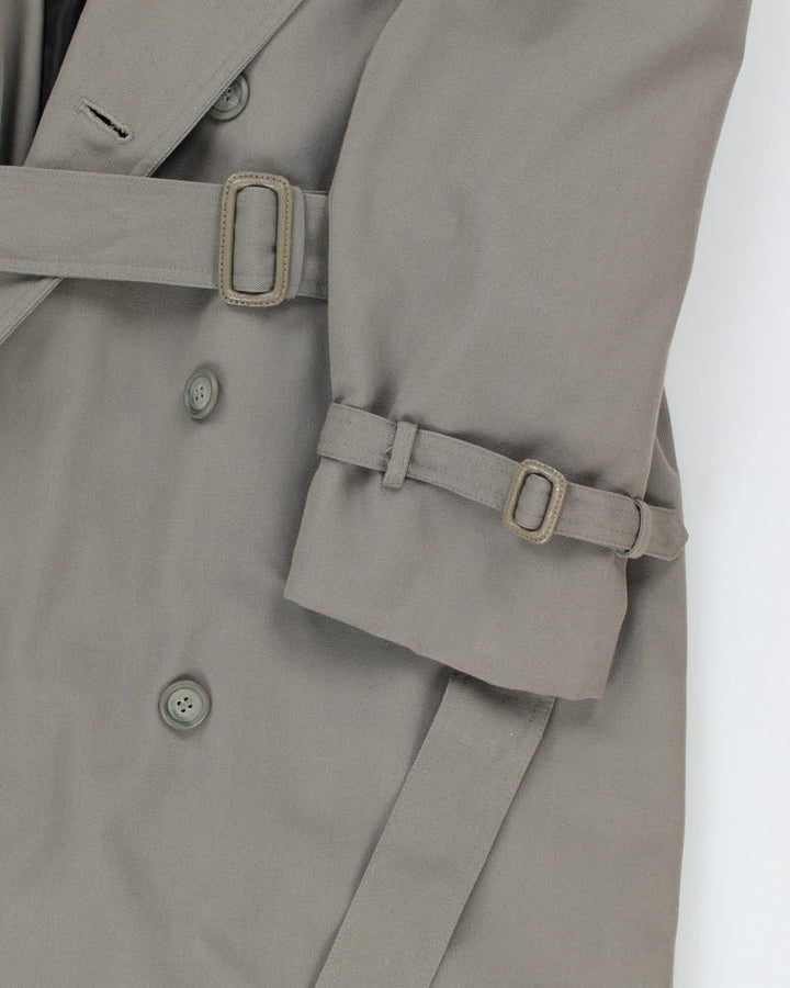 Vintage Pronti Wool Lined Trench Coat - L