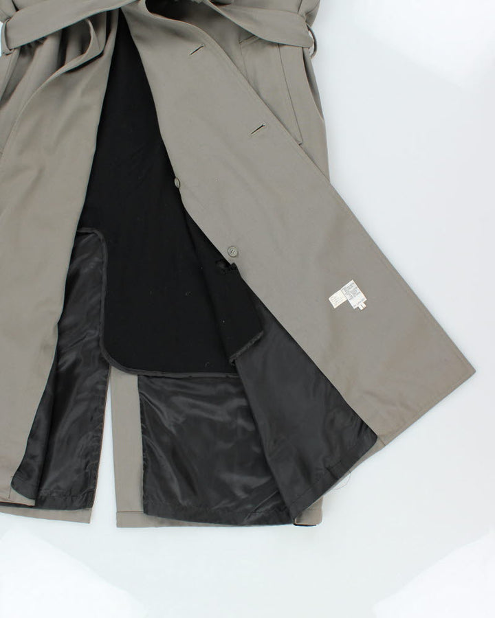 Vintage Pronti Wool Lined Trench Coat - L