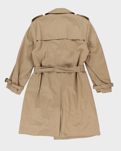 Vintage Wool Lined Trench Coat - L