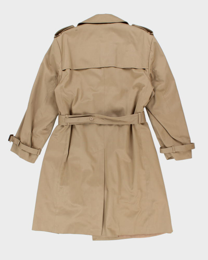 Vintage Wool Lined Trench Coat - L