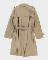 London Fog Lined Trench Coat - M