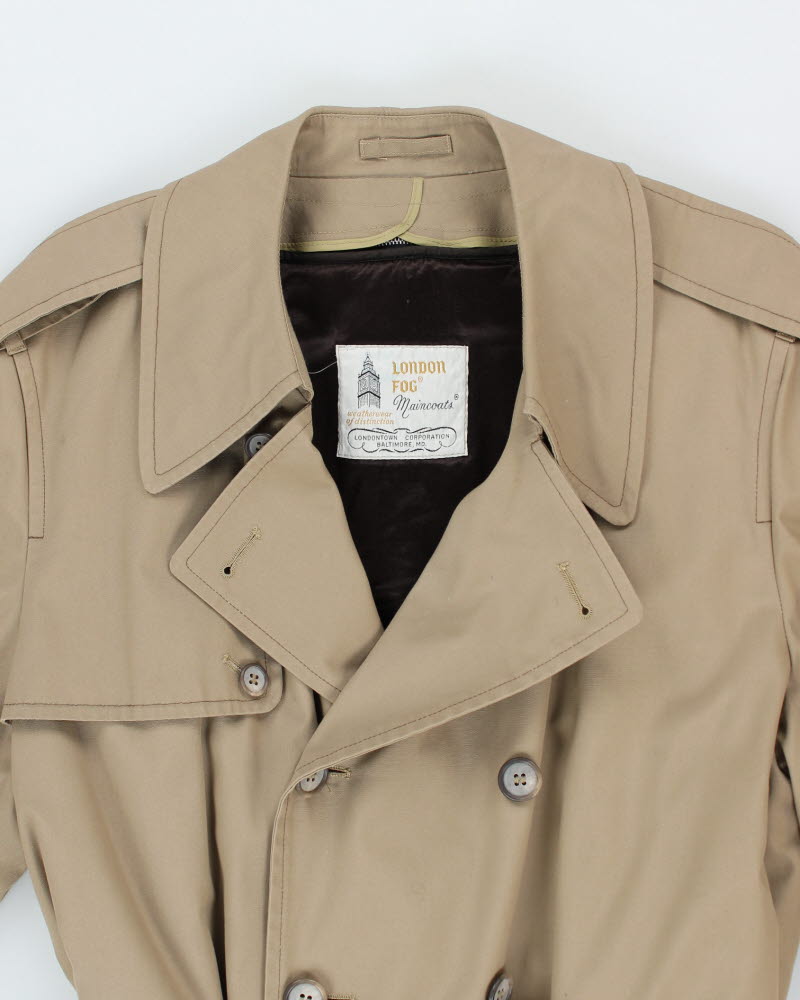 London Fog Lined Trench Coat - M