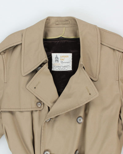 London Fog Lined Trench Coat - M