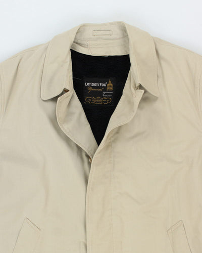 London Fog Lined Trench Coat - L