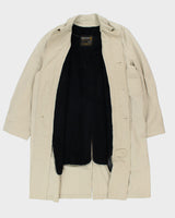 London Fog Lined Trench Coat - L